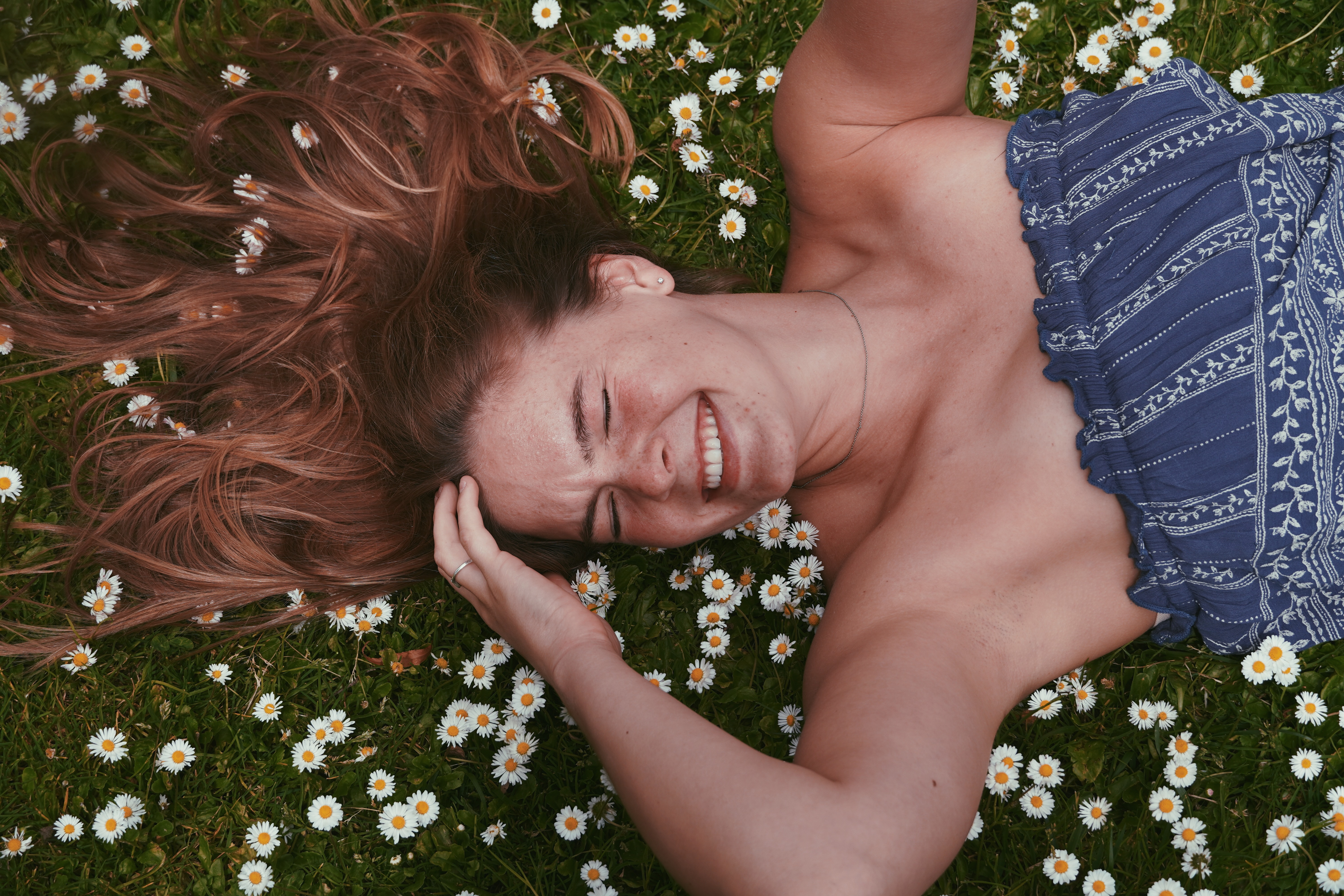 Girl in the Flowers