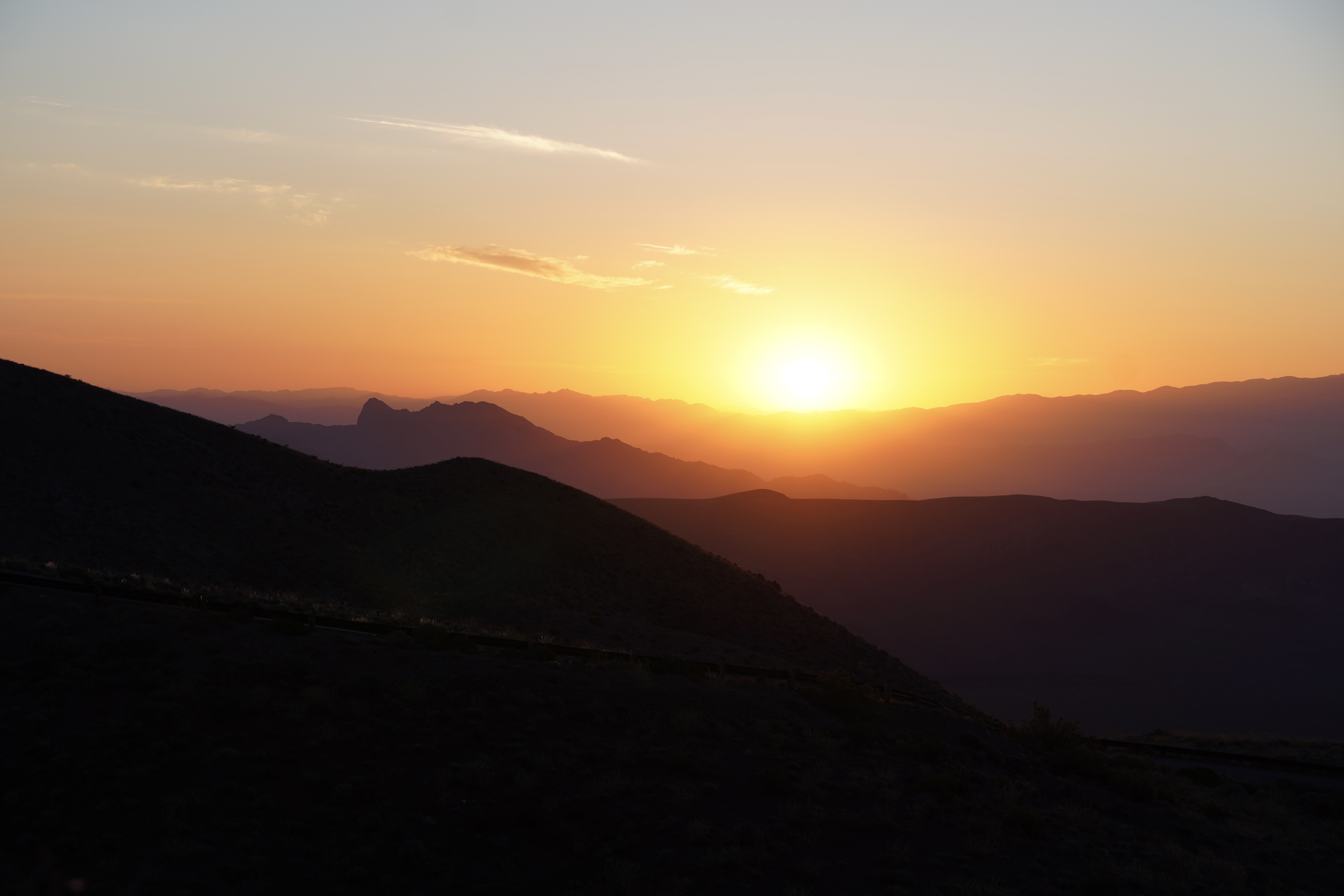 Sunrise in the Badlands